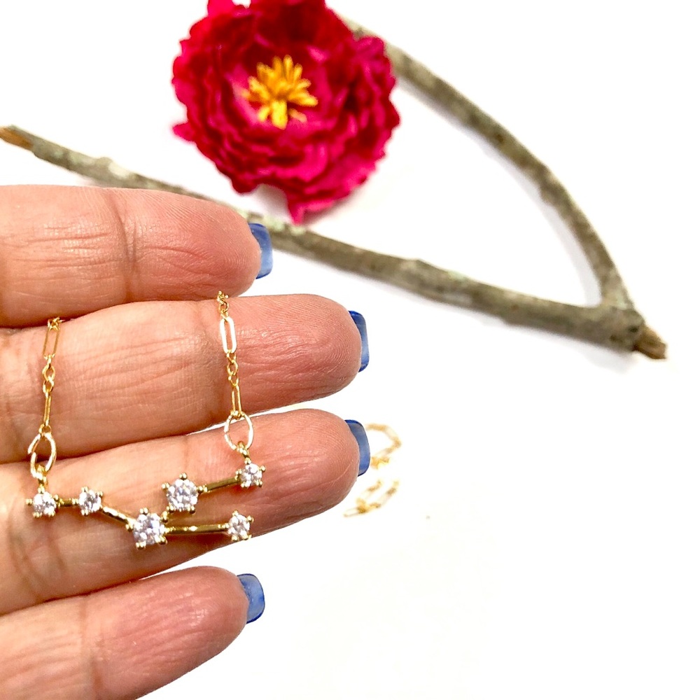 Taurus Necklace, Constellation, Zodiac, Astrology